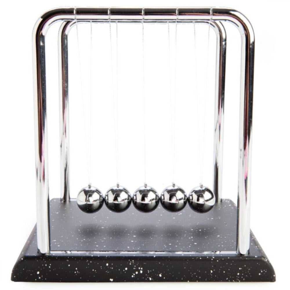 Extra Large Newton's Cradle With Marble-look Base 