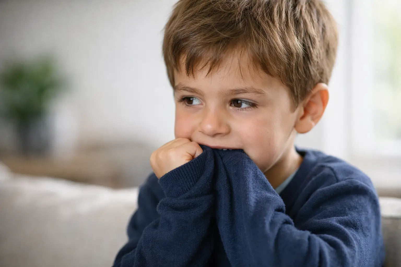 Why Do Children Chew Sleeves? What It Can Mean