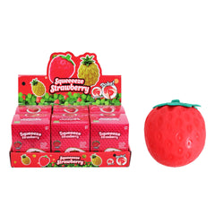 Squishy Jumbo Strawberry red strawberry shaped squishy fidget toy