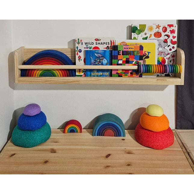 Compact Wall Organizer Shelf with 1 Tier
