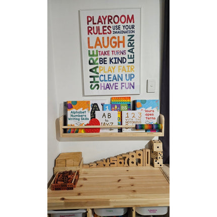 Compact Wall Organizer Shelf with 1 Tier
