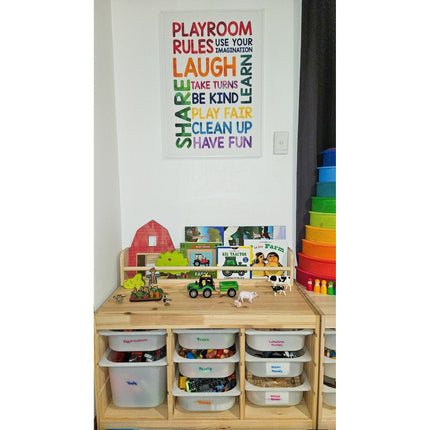 Compact Wall Organizer Shelf with 1 Tier