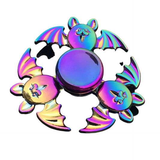 Colourful Bat Metal Fidget Spinner