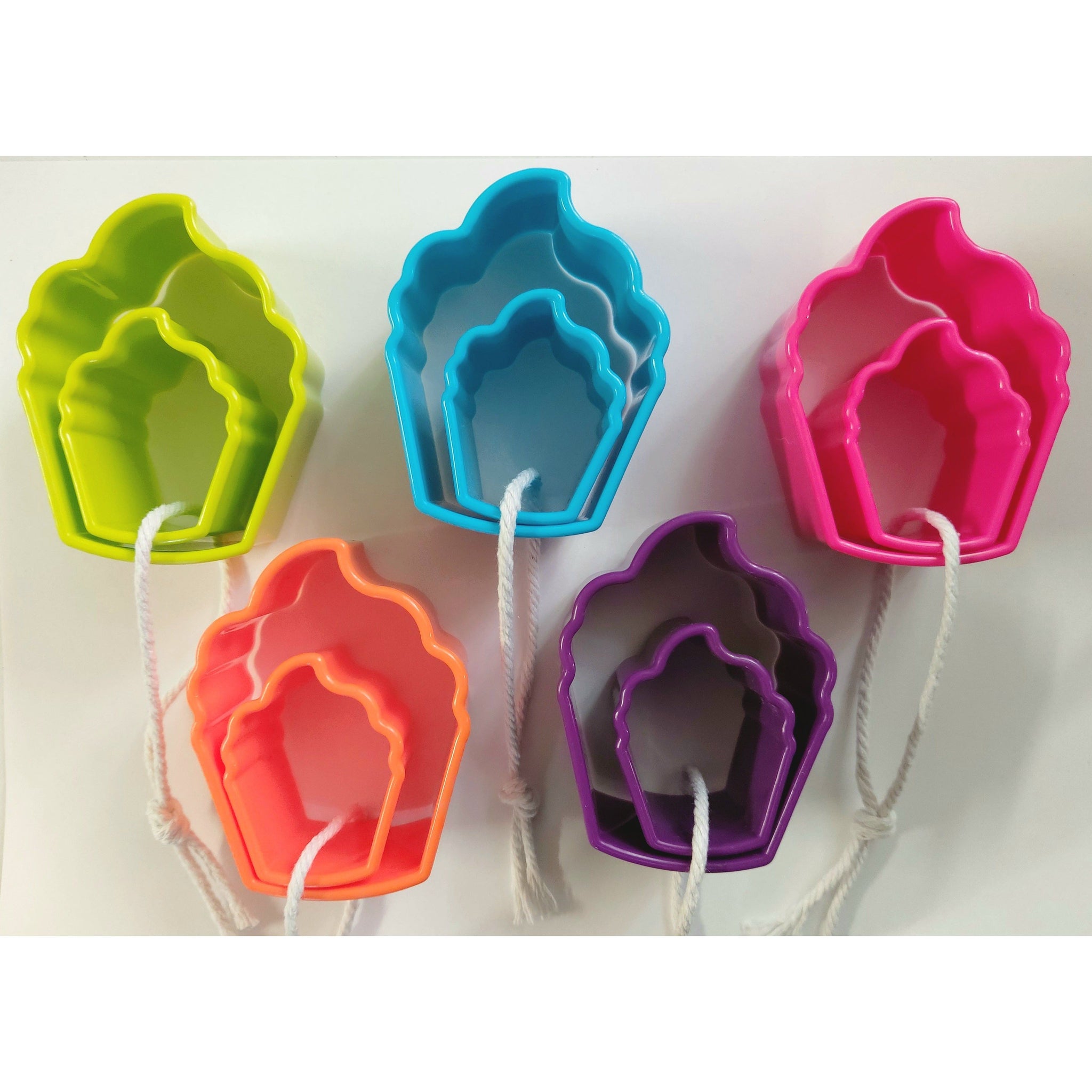 Bio Dough - Dough Shape Cutters - Fun Duo Cupcake Shape Cutters