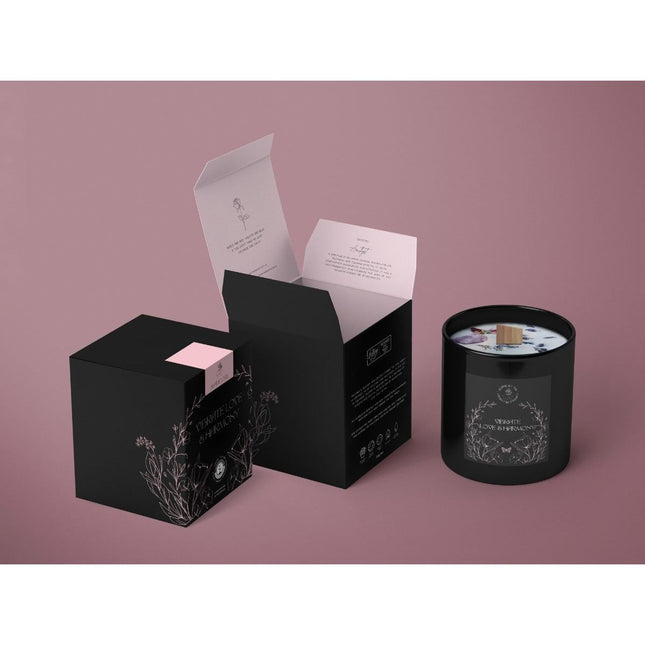 Vibrate Love & Harmony Crystal Candle - Sensory Circle