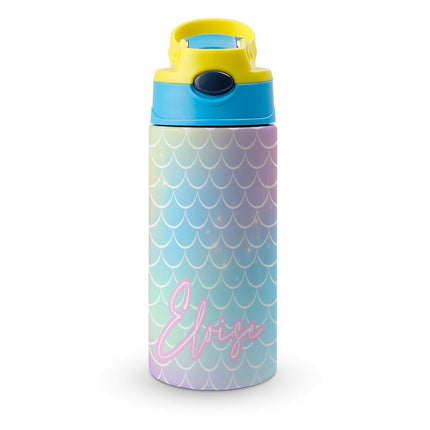 Personalised Kids Water Bottle - Mermaid Timber Tinkers