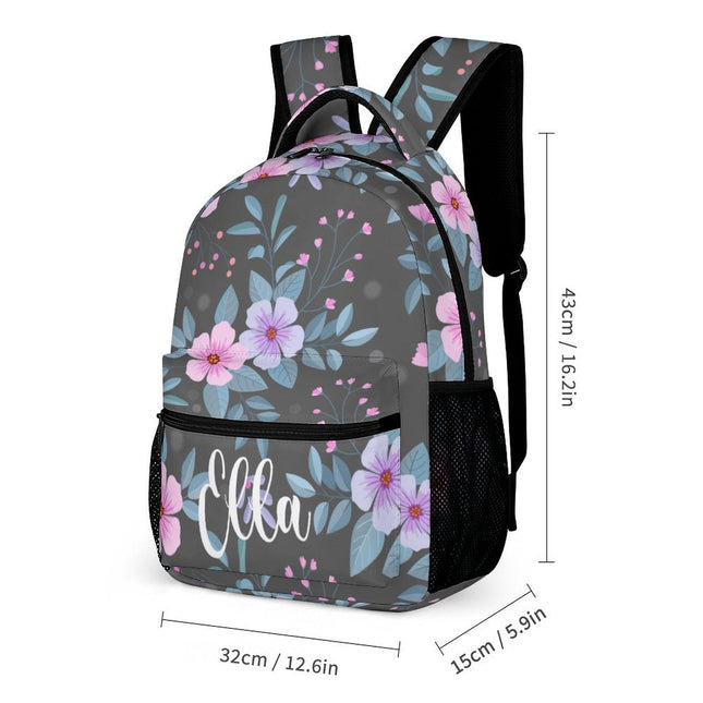 Back to School - Black Floral