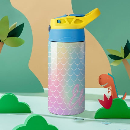 Personalised Kids Water Bottle - Mermaid Timber Tinkers