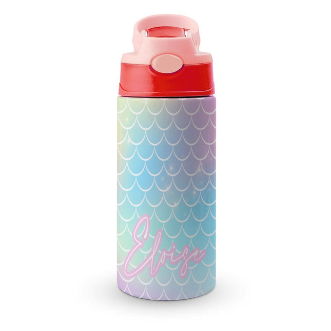 Personalised Kids Water Bottle - Mermaid
