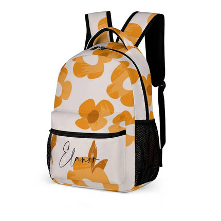 Personalised Backpack - Retro Daisy Timber Tinkers