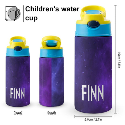 Personalised Kids Water Bottle - Galaxy Timber Tinkers