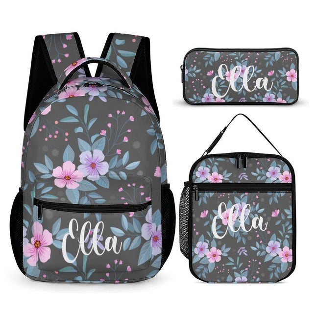 Back to School - Black Floral