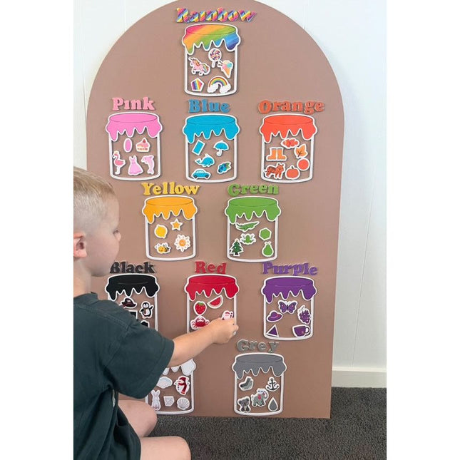 Managtic Colour Sorting and Spelling Set Mini Planete