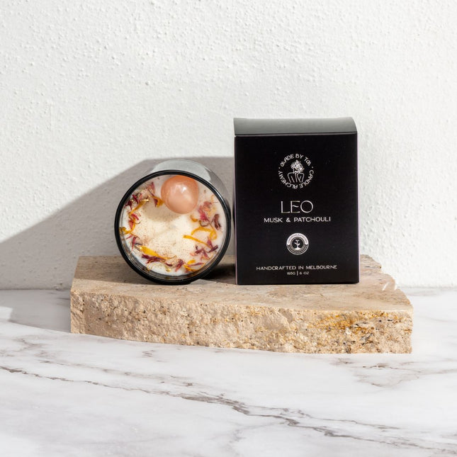 Leo Zodiac Soy Crystal Candle - Sensory Circle