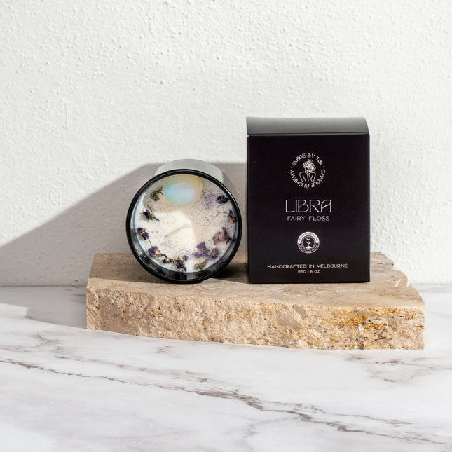 Libra Zodiac Soy Crystal Candle - Sensory Circle