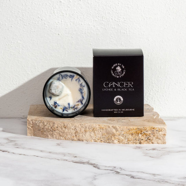 Cancer Zodiac Soy Crystal Candle - Sensory Circle