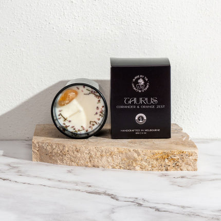 Taurus Zodiac Soy Crystal Candle - Sensory Circle
