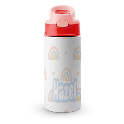 Personalised Kids Water Bottle - Rainbow Timber Tinkers
