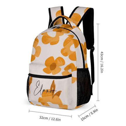 Personalised Backpack - Retro Daisy Timber Tinkers