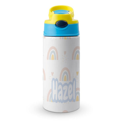 Personalised Kids Water Bottle - Rainbow Timber Tinkers