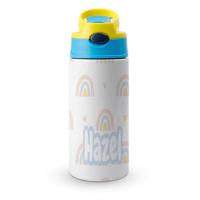 Personalised Kids Water Bottle - Rainbow