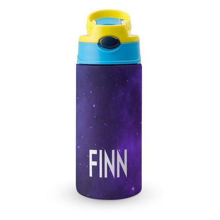 Personalised Kids Water Bottle - Galaxy Timber Tinkers