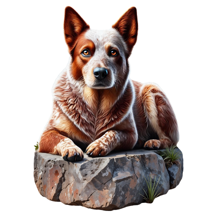 Brave Red Heeler
