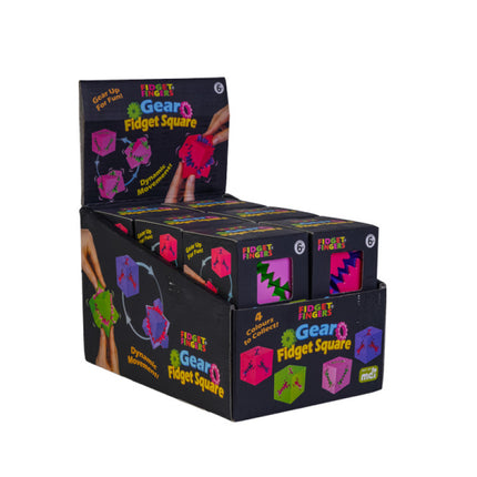 Square Fidget Gear