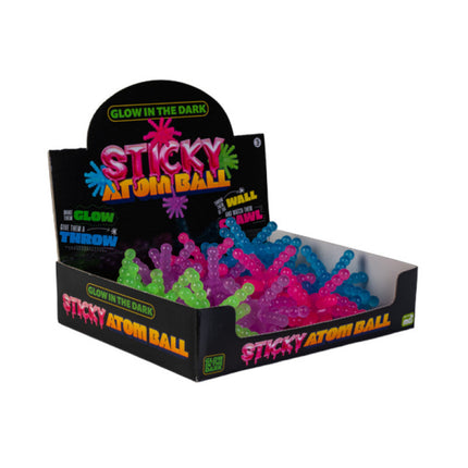Glow In The Dark Sticky Atom Ball