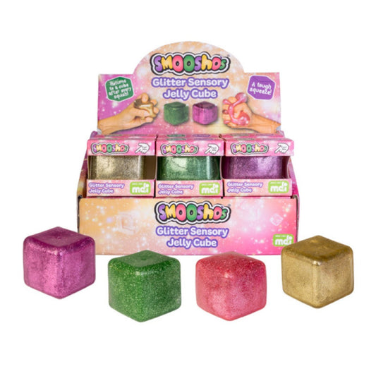 Smooshos Jelly Cube Glitter - Sensory Circle