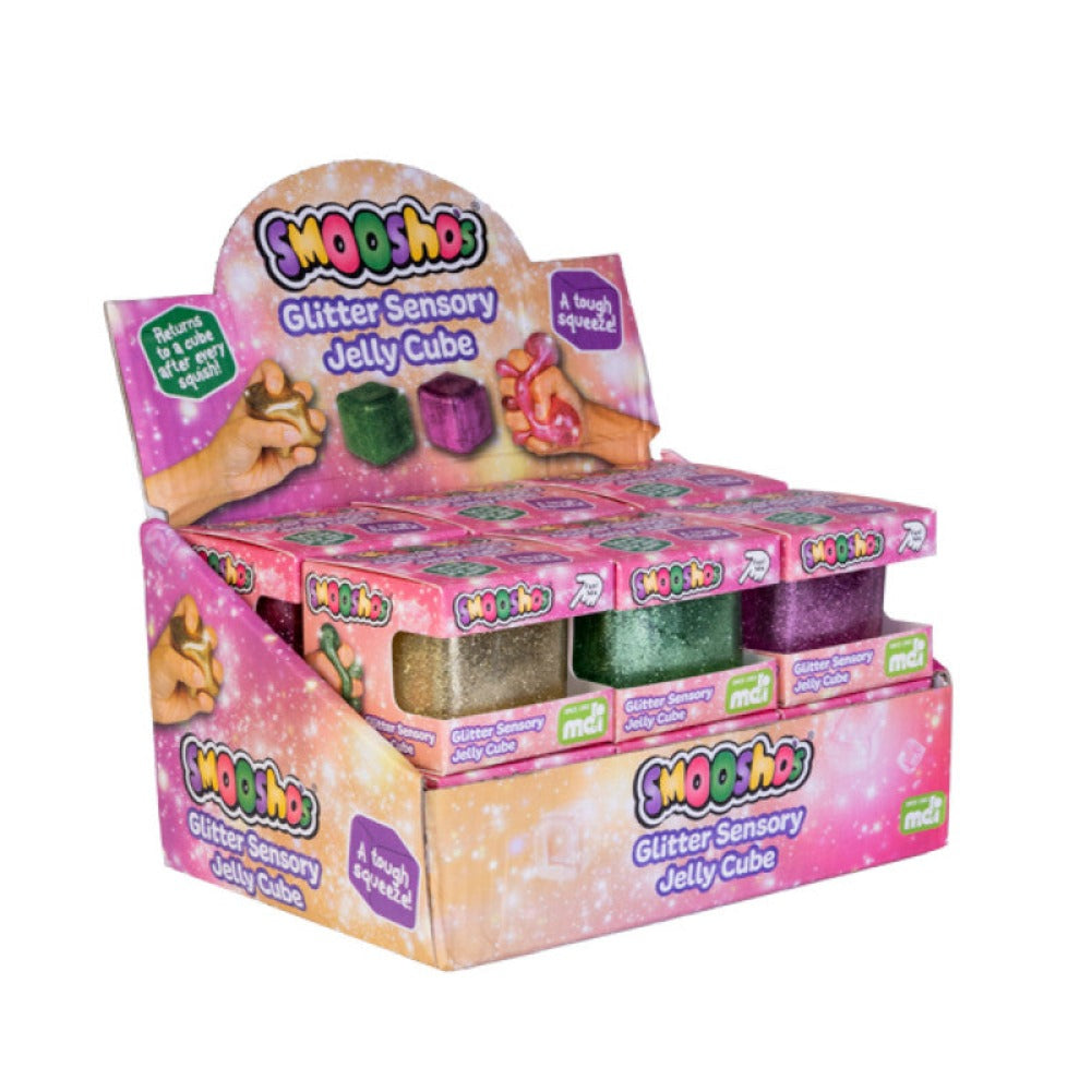 Smooshos Jelly Cube Glitter - Sensory Circle