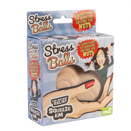 Stress Balls novelty squeeze toy in packaging for instant relief and sensory support