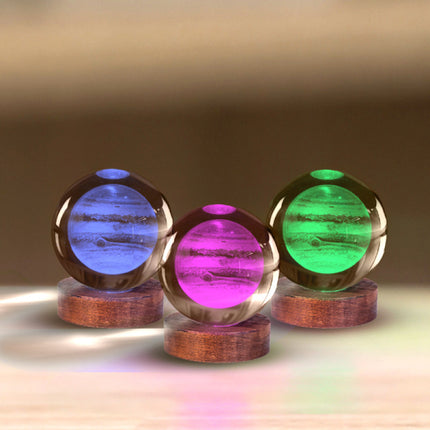 Jupiter 3D Crystal Ball Lamp