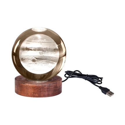 Jupiter 3D Crystal Ball Lamp