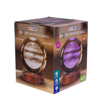 Jupiter 3D Crystal Ball Lamp
