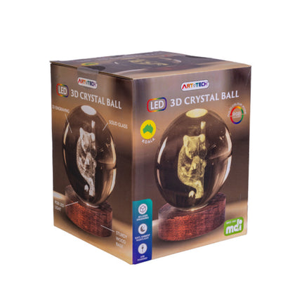 Koala 3D Crystal Ball Lamp