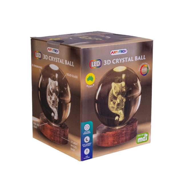 Koala 3D Crystal Ball Lamp