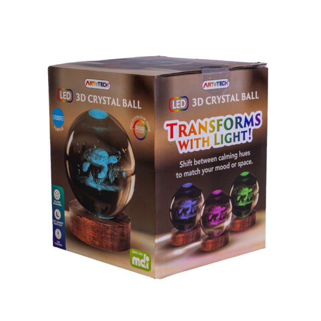 Turtle 3D Crystal Ball Lamp