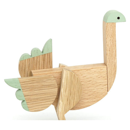 Wooden Magnetic - Emu Puzzle Toy - Sensory Circle