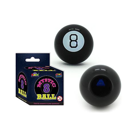 Mystic Black 8 Ball - 7 cm