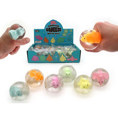 Water Splat Ball W/Dinosaur (6 ASSTD) – 6cm, colorful sensory fidget balls to help families thrive with calm and support.