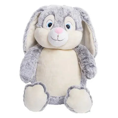Weighted Animals - Grey Bunny plush toy designed as a calming weighted sensory aid for all ages.