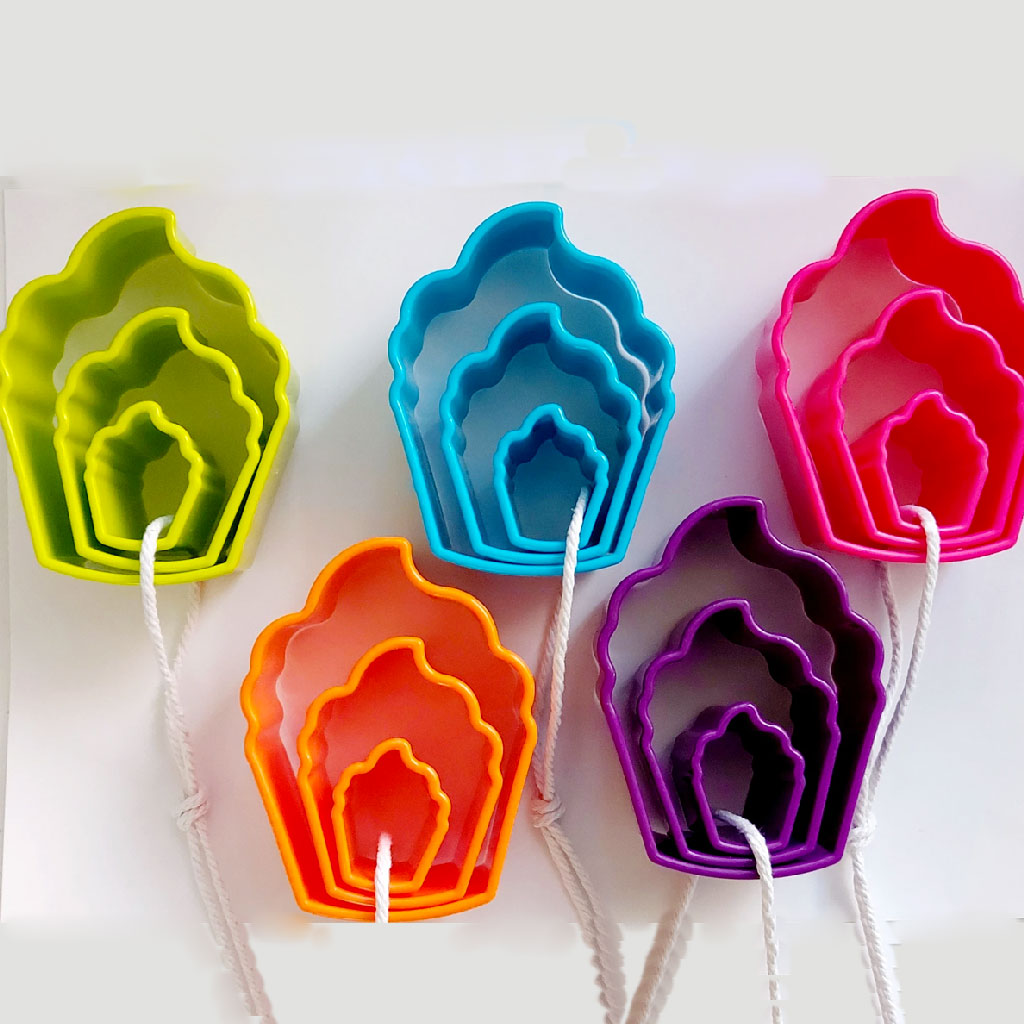 Bio Dough - Shape Cutters - Fun Trio Cupcake Shape Cutters