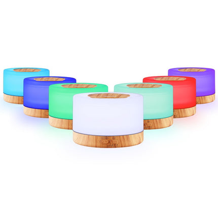 Devanti Aroma Diffuser Aromatherapy Light Wood 500ml Dropshipzone