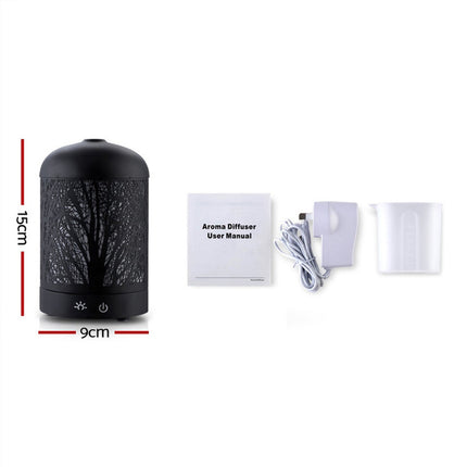 Devanti Aroma Diffuser Aromatherapy Black 160ml Dropshipzone