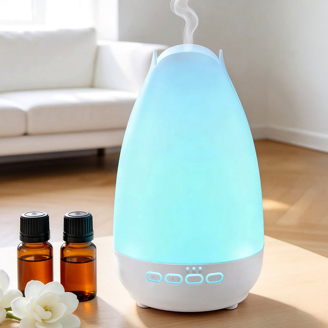Devanti Ultrasonic Essential Oil Aroma Diffuser Aromatherapy Cool Mist Humidifier w/ LED Light 300ml Dropshipzone