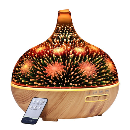 Devanti Aroma Diffuser Aromatherapy 3D Glass 400ml Dropshipzone