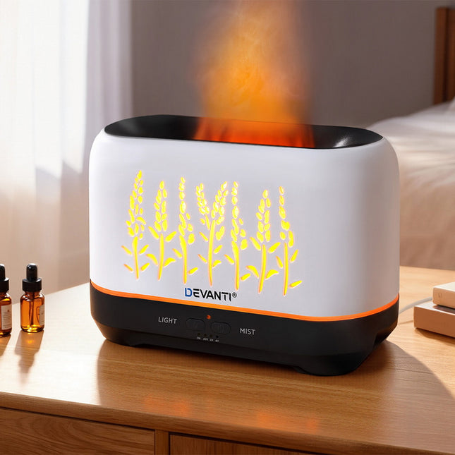 Devanti Aroma Diffuser Aromatherapy Flame 200ml Dropshipzone