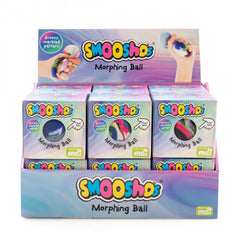 Medium Smoosho's Morphing Ball sensory squishy toy display box