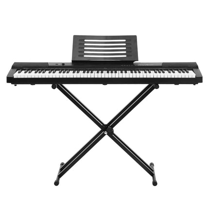 Alpha 88 Keys Electronic Piano Keyboard Digital Electric w/ Stand Sustain Pedal Dropshipzone